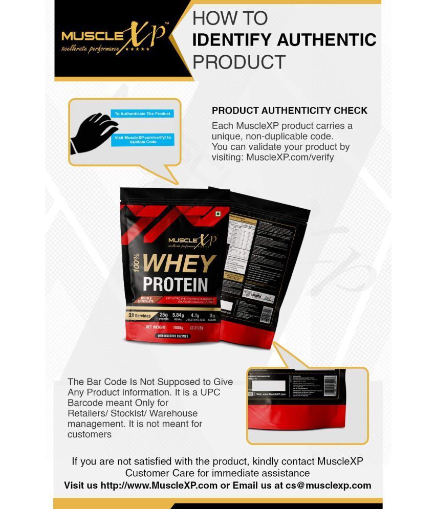 Musclexp Whey Protein With Digestive Enzyme Kg Pouch Double