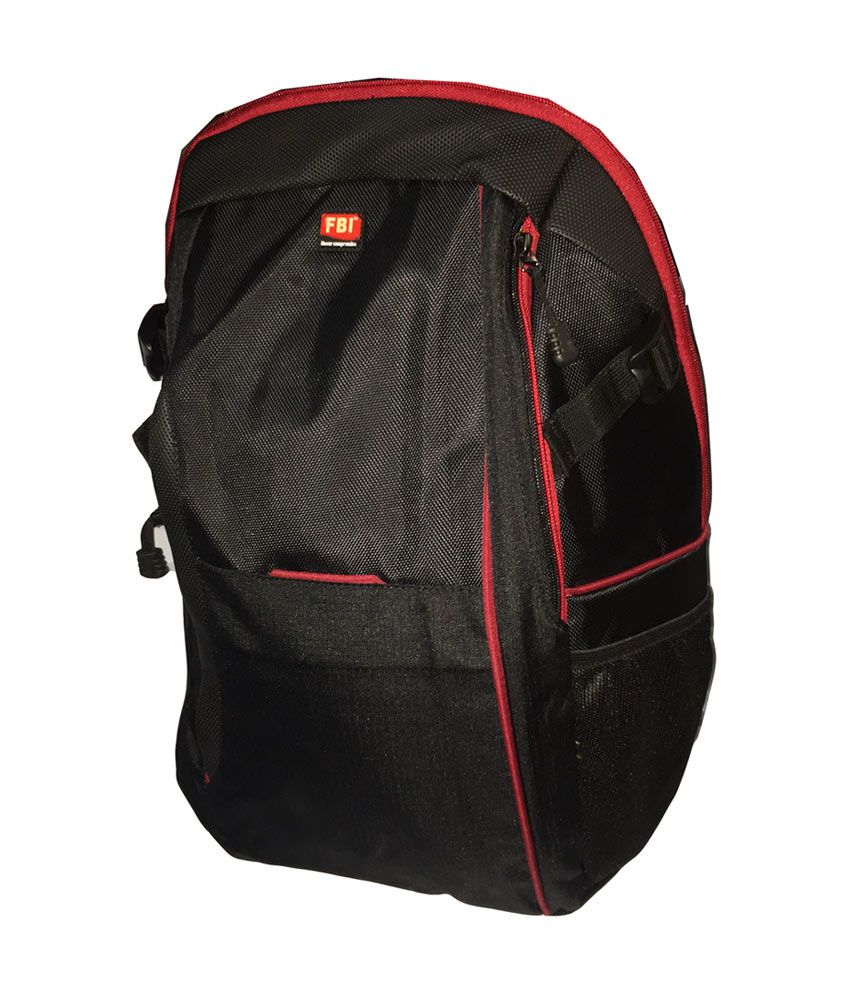     			Fabco Black-Red Polyester 25 Ltrs School Bag