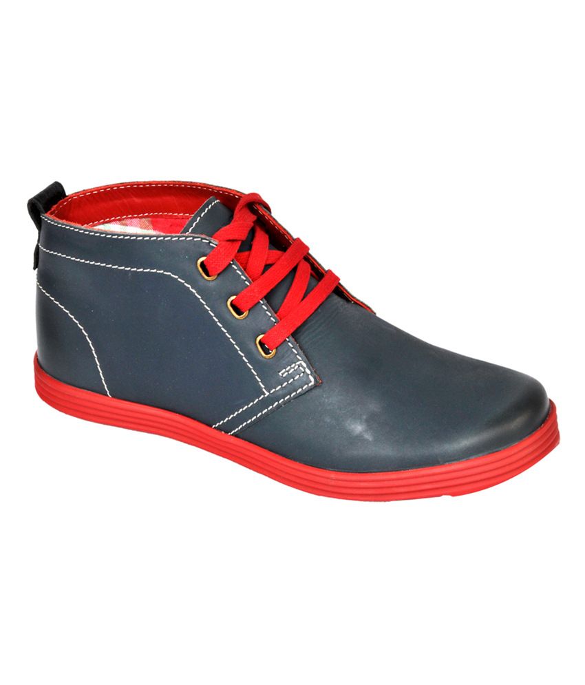 Pinellii Blue Leather Boat Style Casual Shoes - Buy Pinellii Blue ...