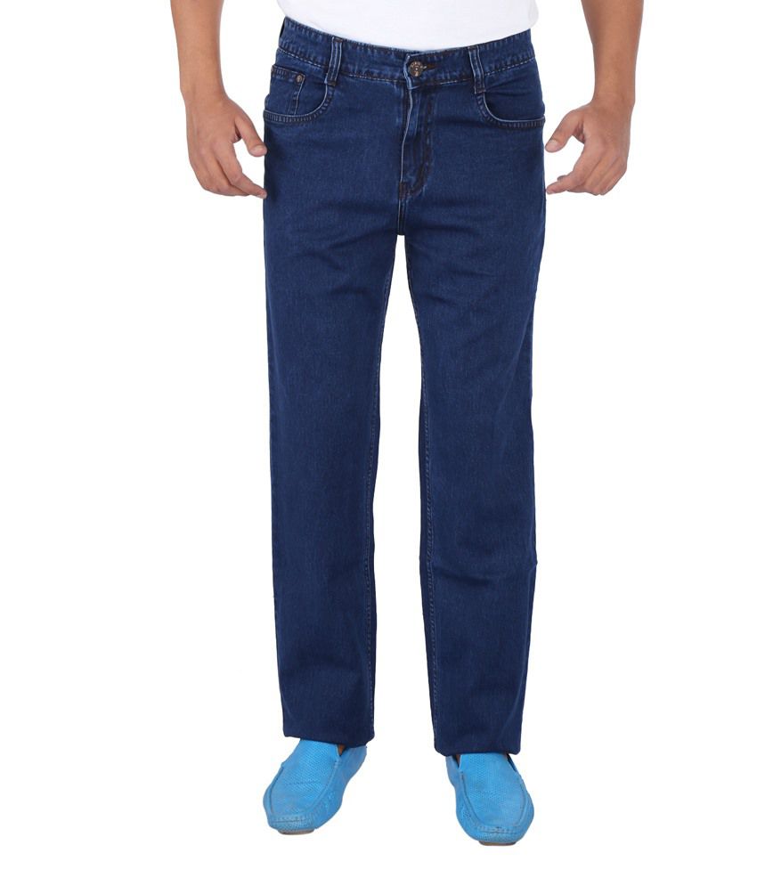 Denim-O Blue Cotton Jeans - Buy Denim-O Blue Cotton Jeans Online at ...