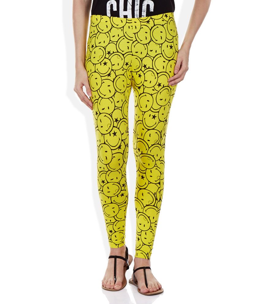 yellow jeggings