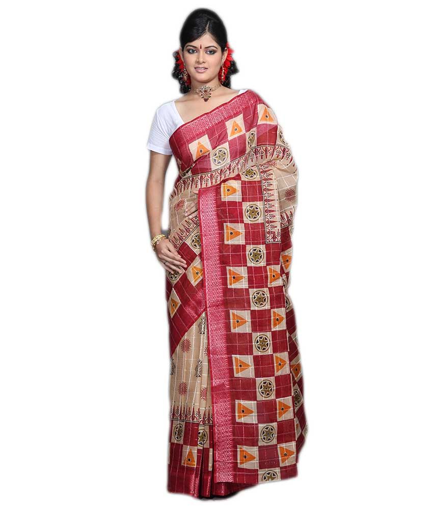 pitty cotton printed sarees