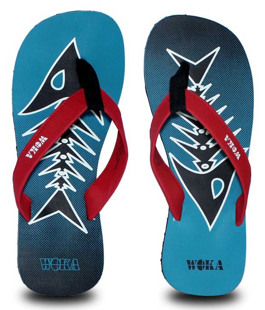 Sr Blue Flip Flops Price in India- Buy Sr Blue Flip Flops Online at ...