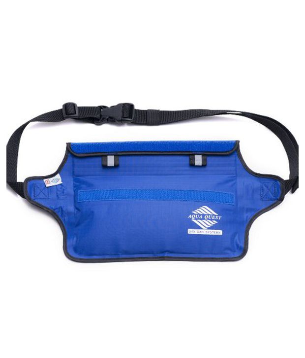Aqua Quest Waterproof Money Belt Waist Bag Fanny Pack In Blue Buy 