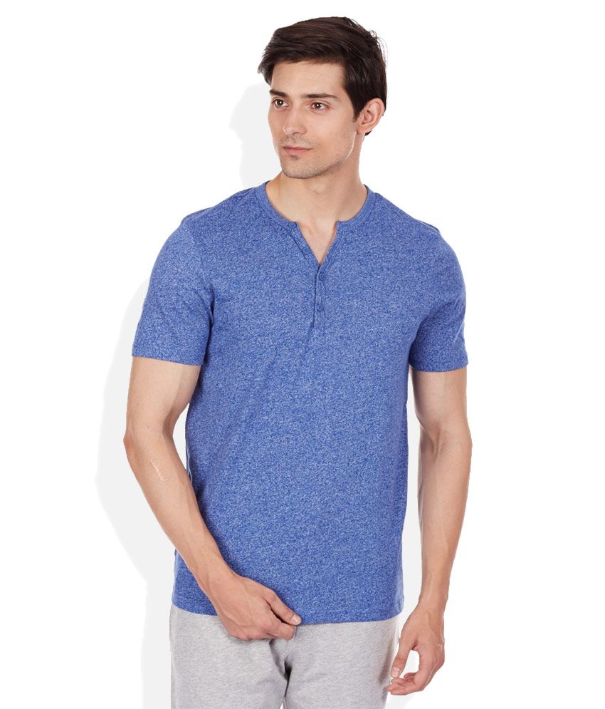 giordano blue shirt