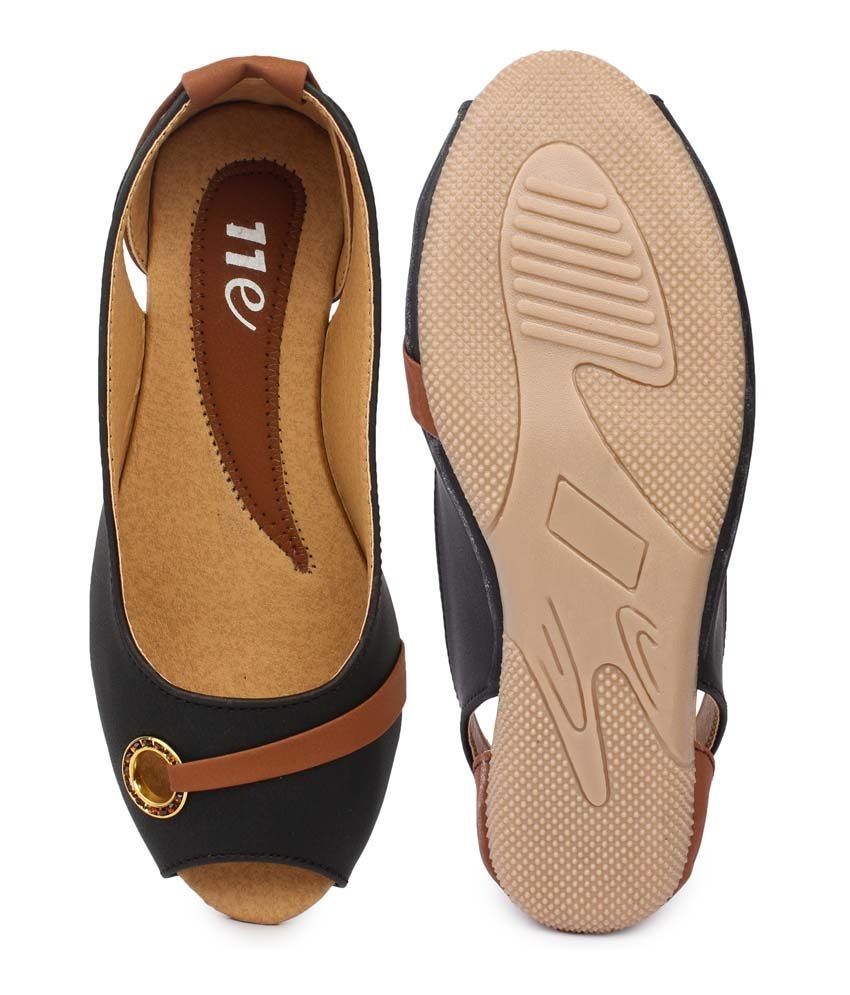 tan ballerina shoes