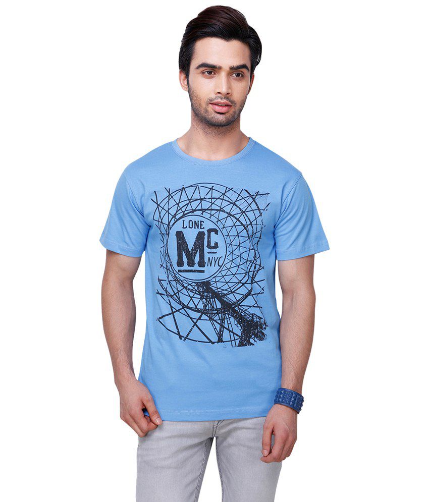 Yepme Vibrant Blue T-shirt For Men - Buy Yepme Vibrant Blue T-shirt For ...