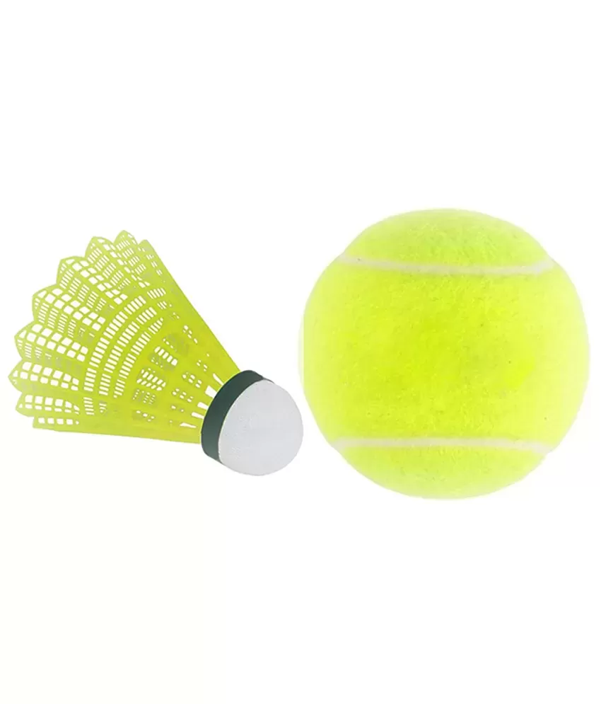 Y and J Plastic Shuttle Cock (10 Piece) with 2 Tennis Balls Buy Online at Best Price on Snapdeal