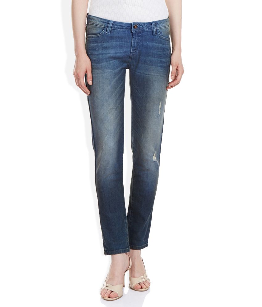 Buy United Colors Of Benetton Blue Slim Fit Jeans Online at Best ...