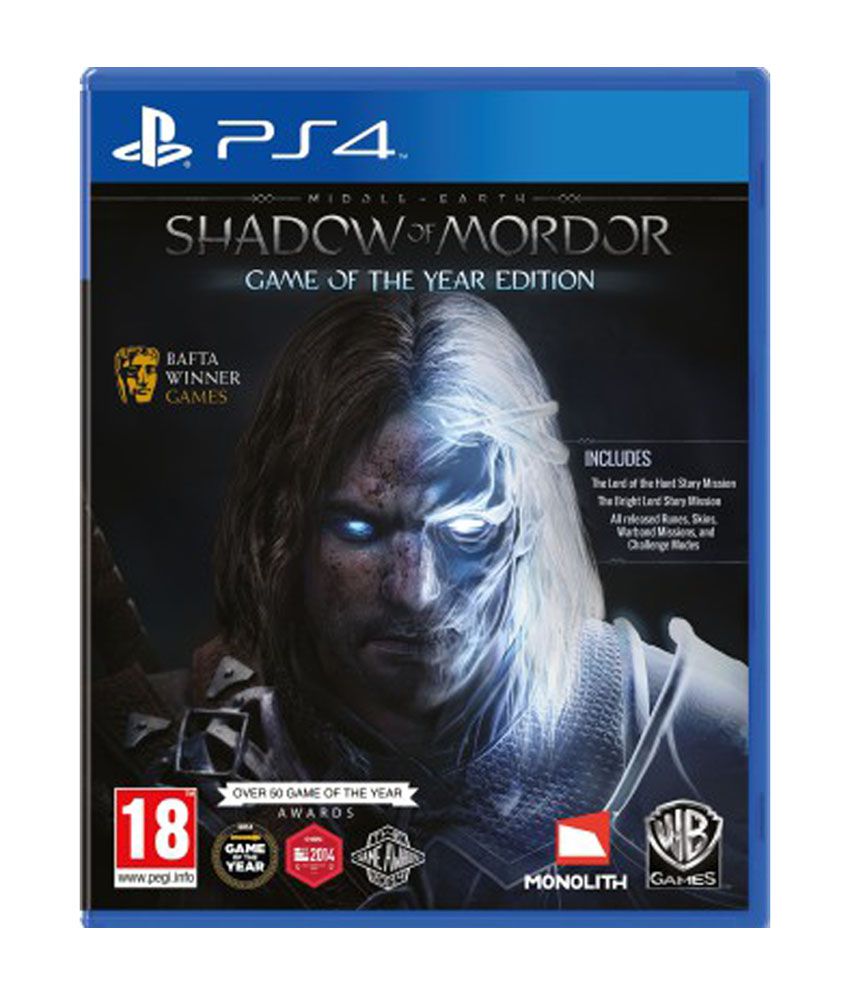     			Middle-Earth: Shadow of Mordor PS4 - Game of the Year Edition