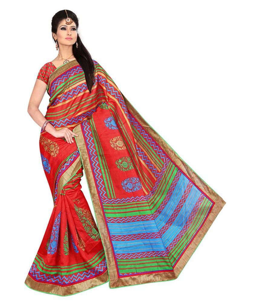 cotton printed sari