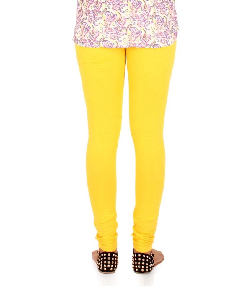 yellow leggings with pockets