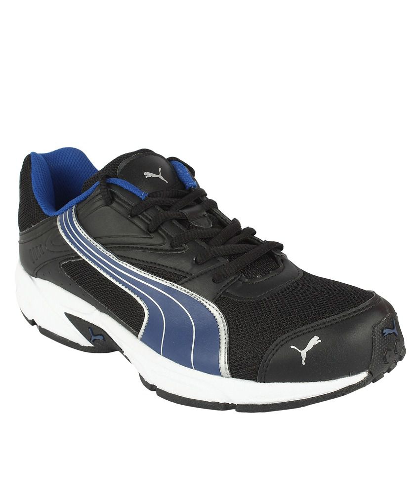 Puma Volt Black and Blue Running Shoes Art AP18735004 - Buy Puma Volt ...