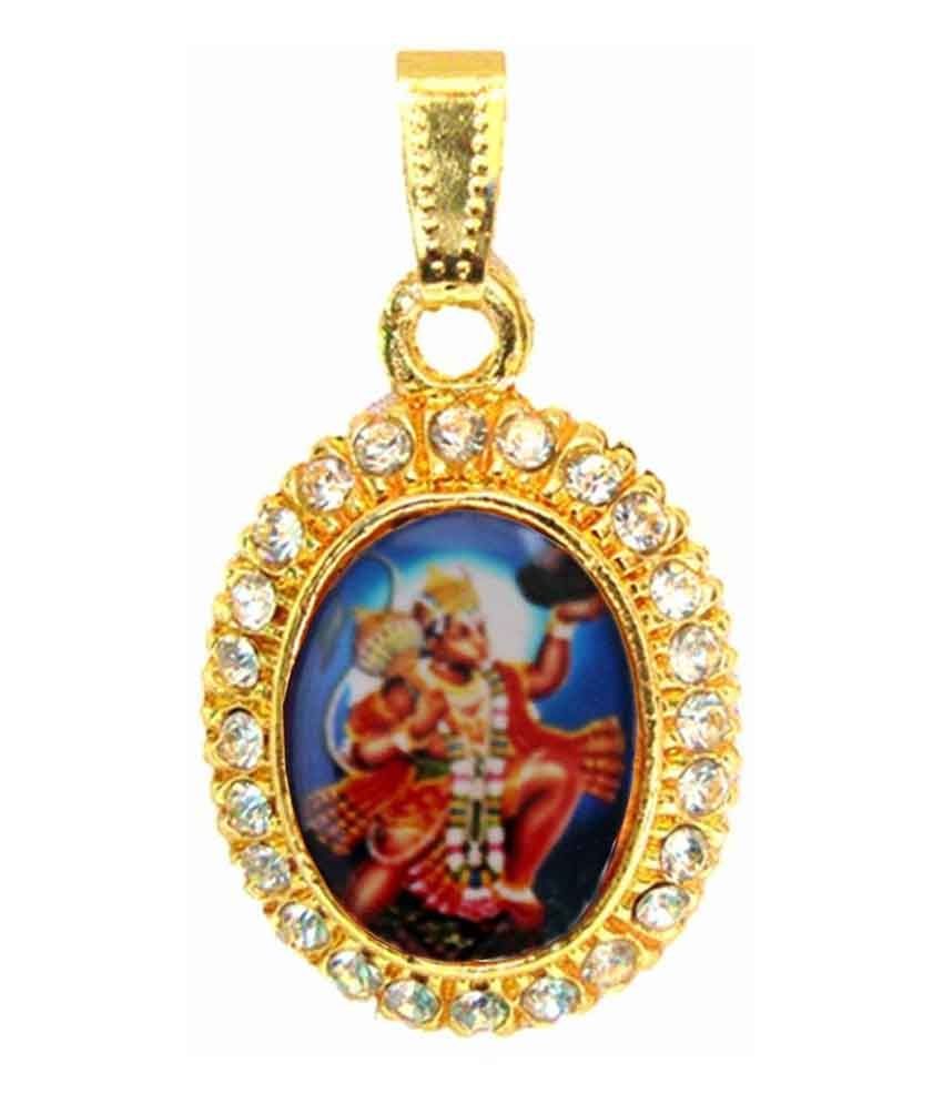     			Rich & Famous Gold Plated Hanumanji Pendant