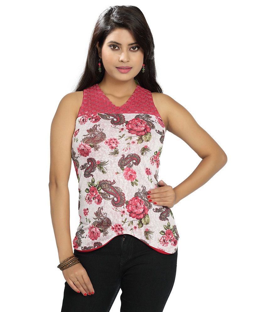 Urban Misty Pink Polyester Tops - Buy Urban Misty Pink Polyester Tops ...