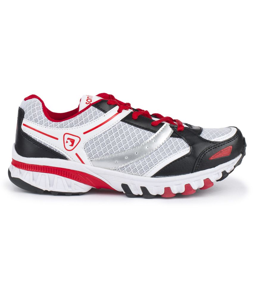 Santini Red And Grey Running Sport Shoes - Buy Santini Red And Grey ...