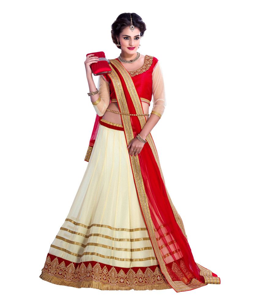 Kabira Beige Pure Georgette Lehenga SDL243453984 1 f6a89