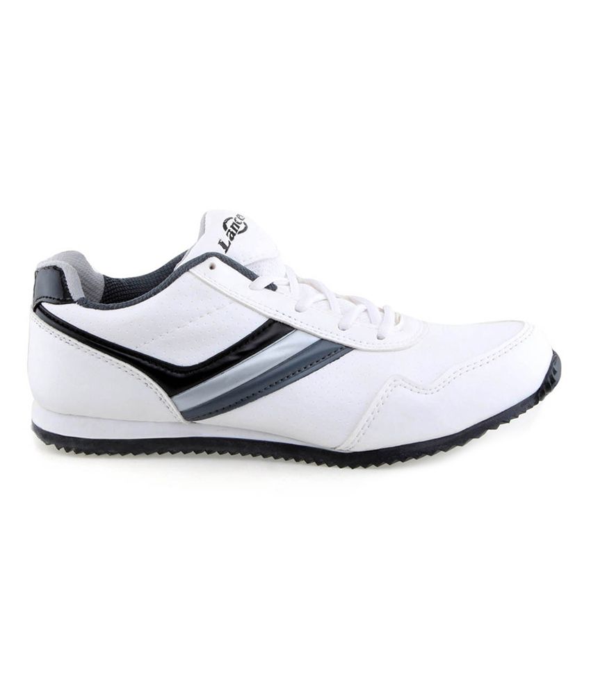 Lancer White & Grey Sports Shoes - Buy Lancer White & Grey Sports Shoes  Online at Best Prices in India on Snapdeal