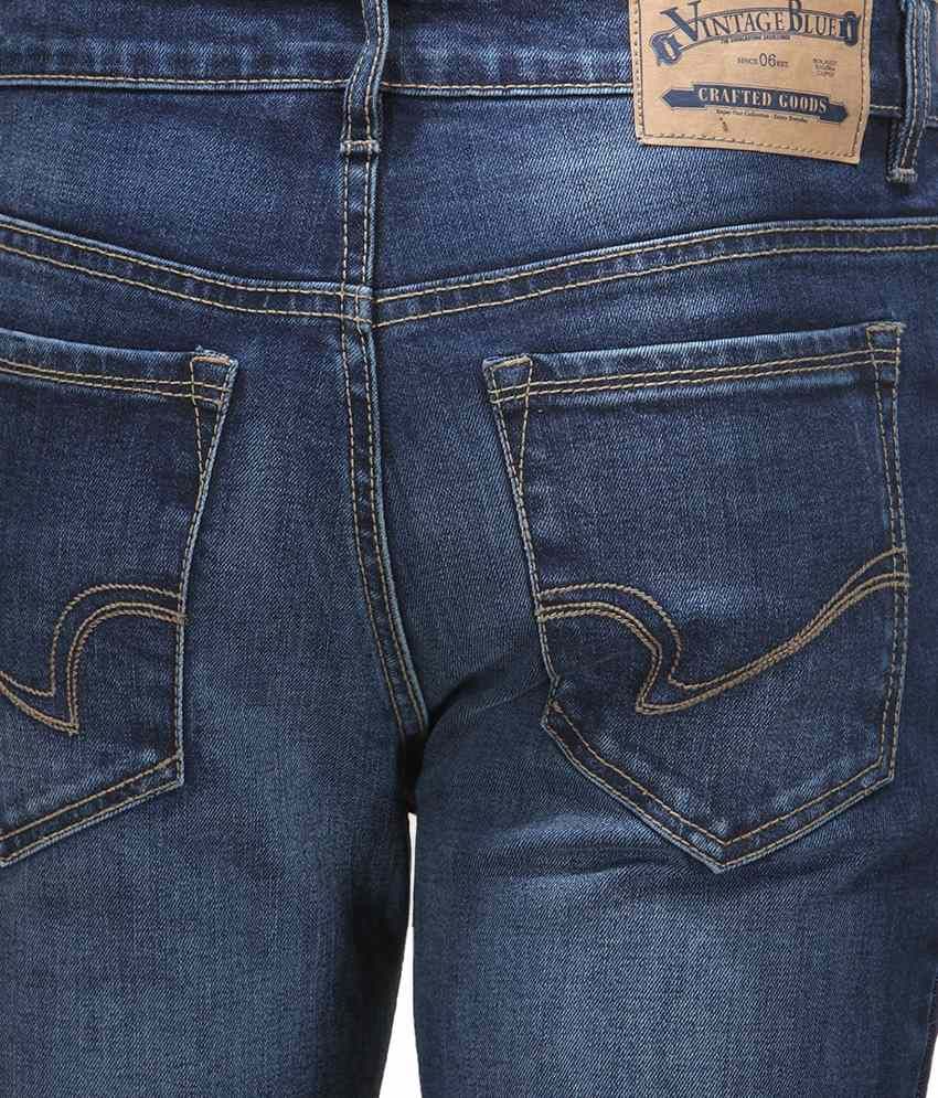 vintage blue jeans