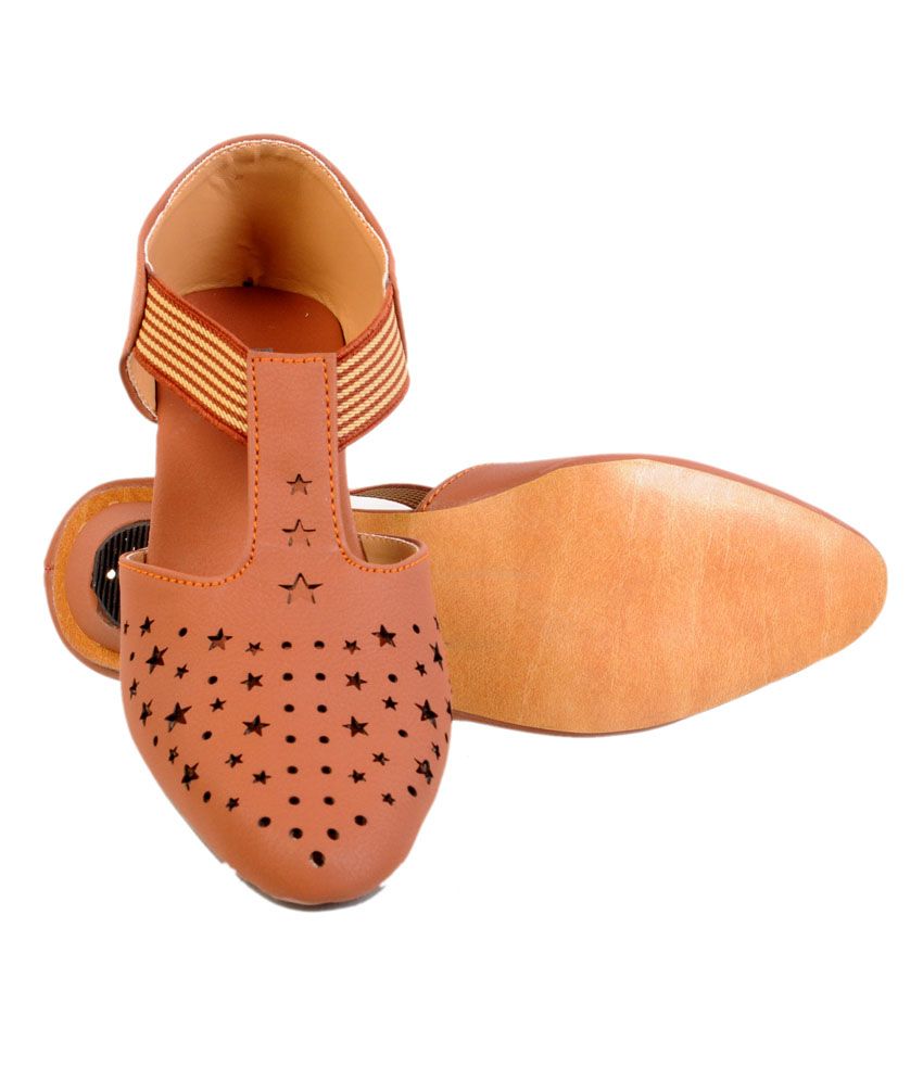 slip on tan heels