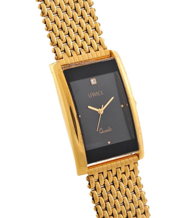 golden belt watch