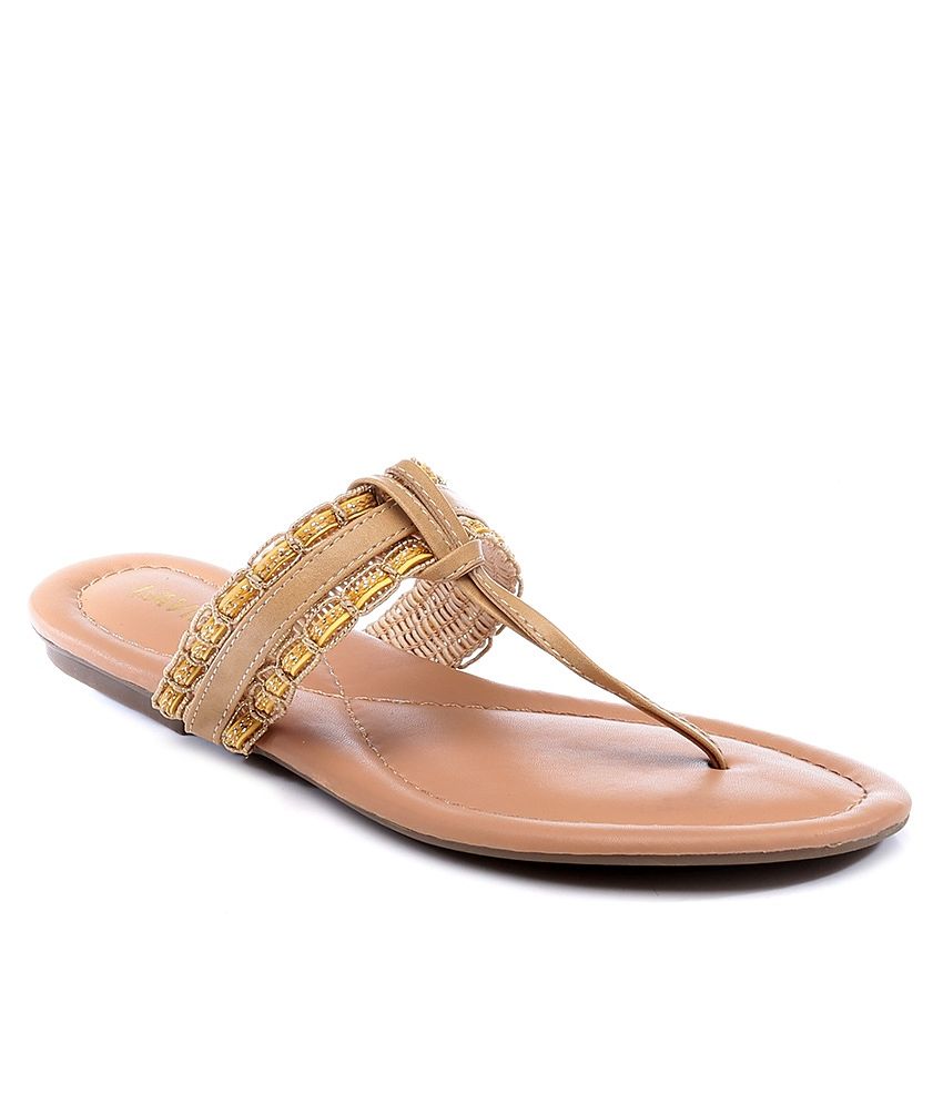 tan slip on flats