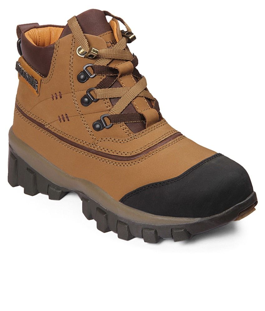 red chief long boot shoes