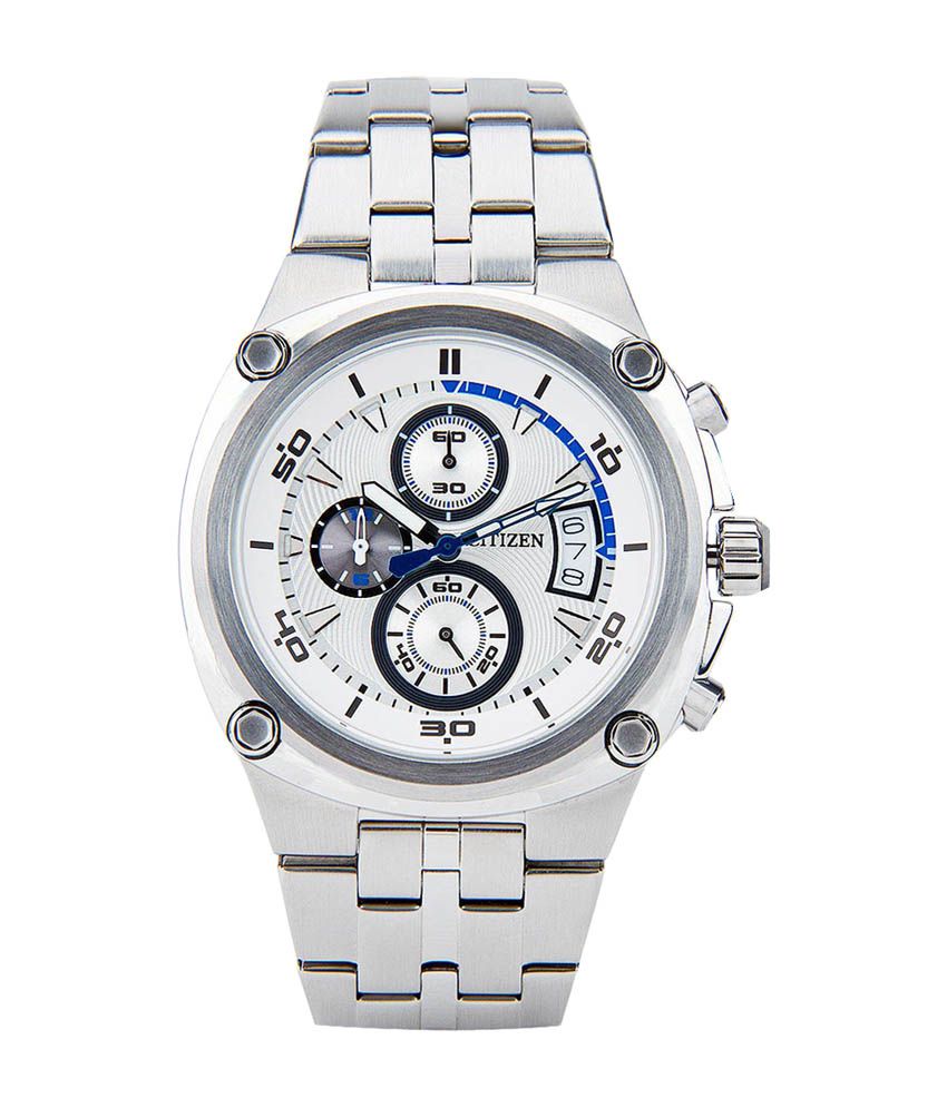 citizen white face watch