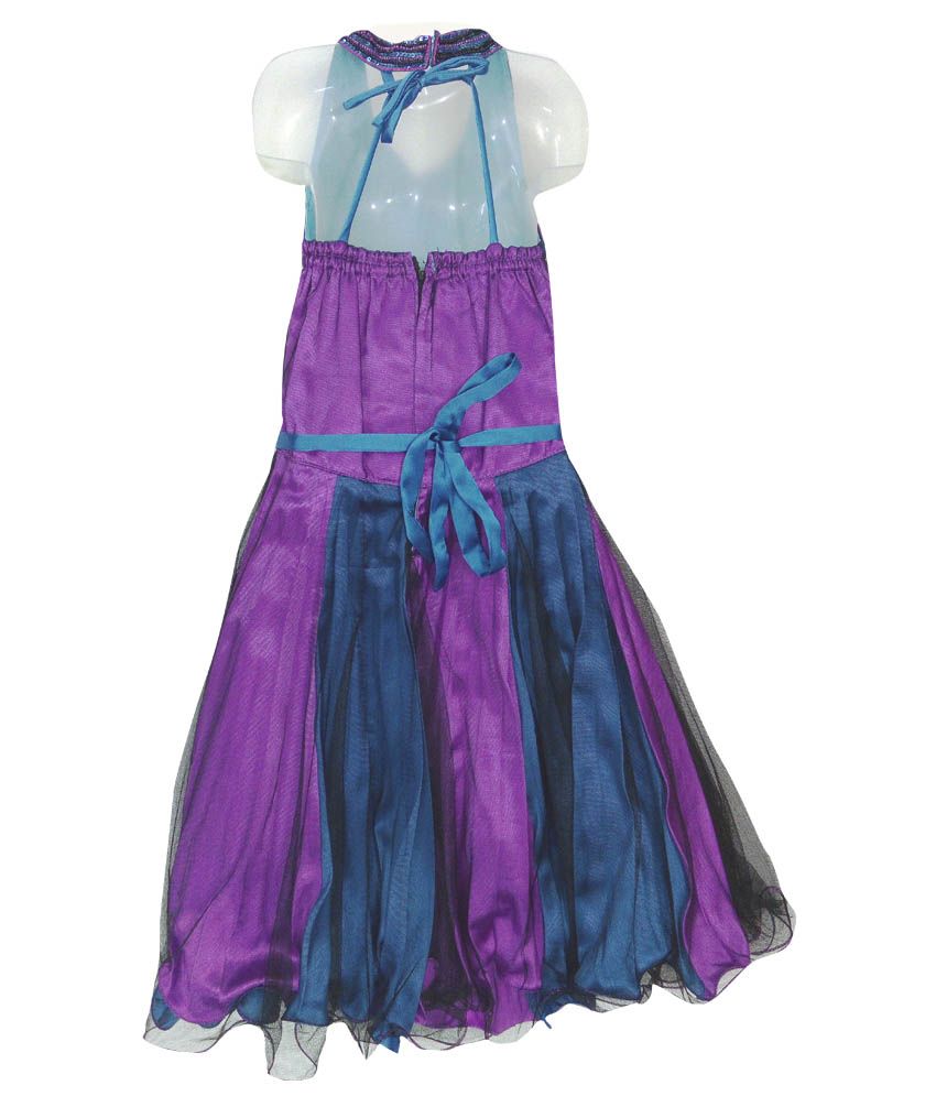 multi color long frock