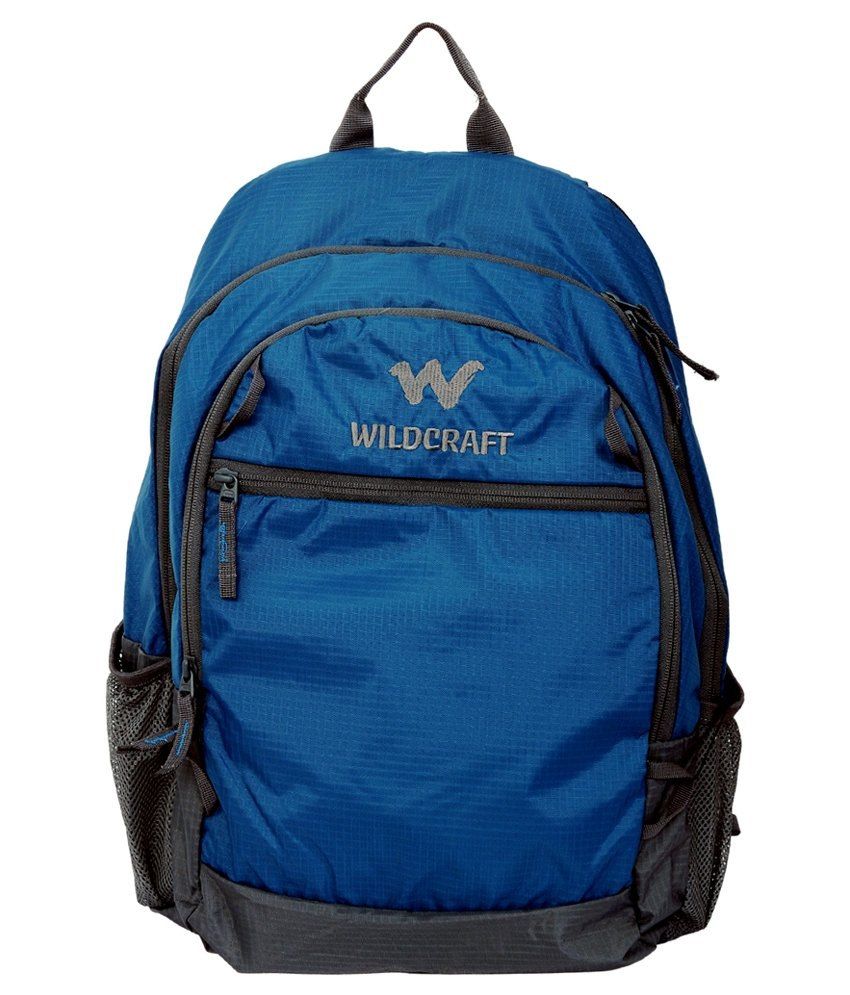 wildcraft blue backpack