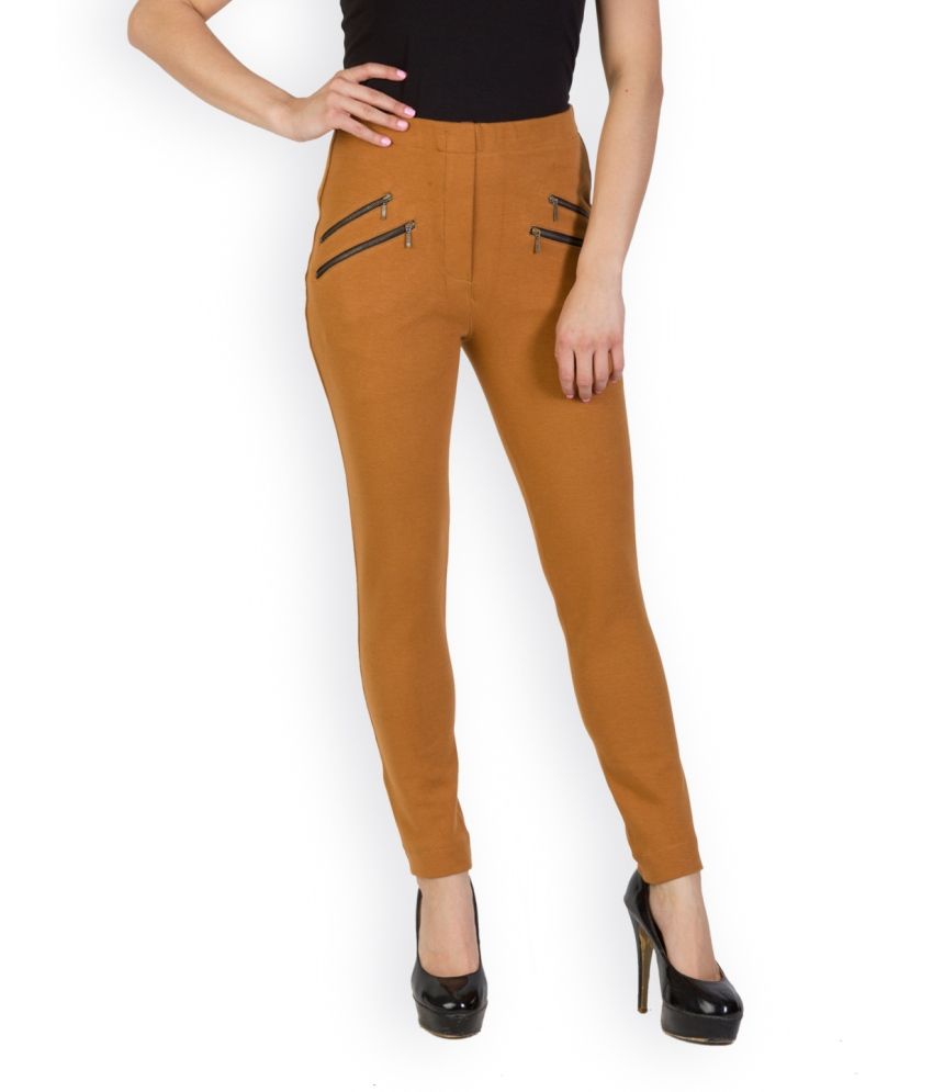tan jeggings