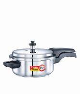 Prestige Deluxe Alpha Stainless Steel ISI Marked Pressure Cooker 3 L with Induction Bottom