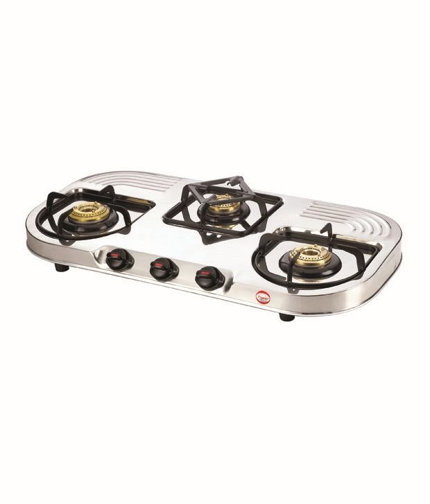 burner 3 steel stainless stove gas Gas Prestige Royale Stainless Steel Price L DGS 03 Stoves