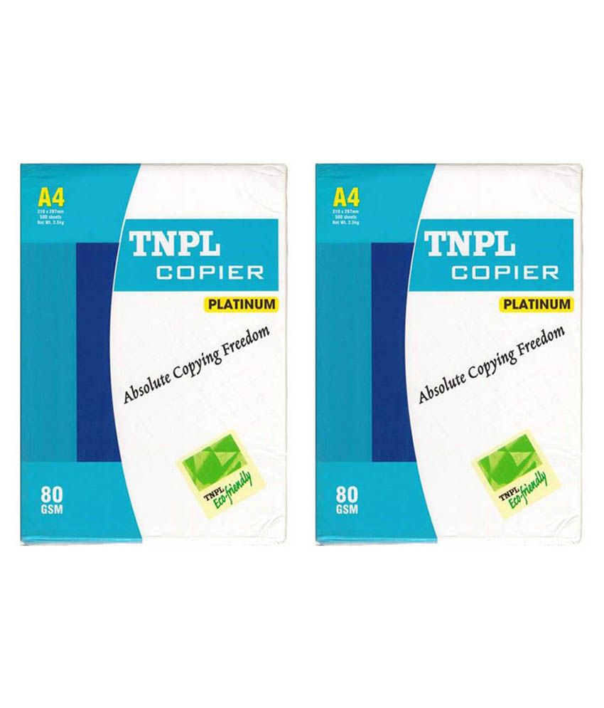 Tnpl White A4 Copier Paper Pack Of 2 Buy Online at Best Price in