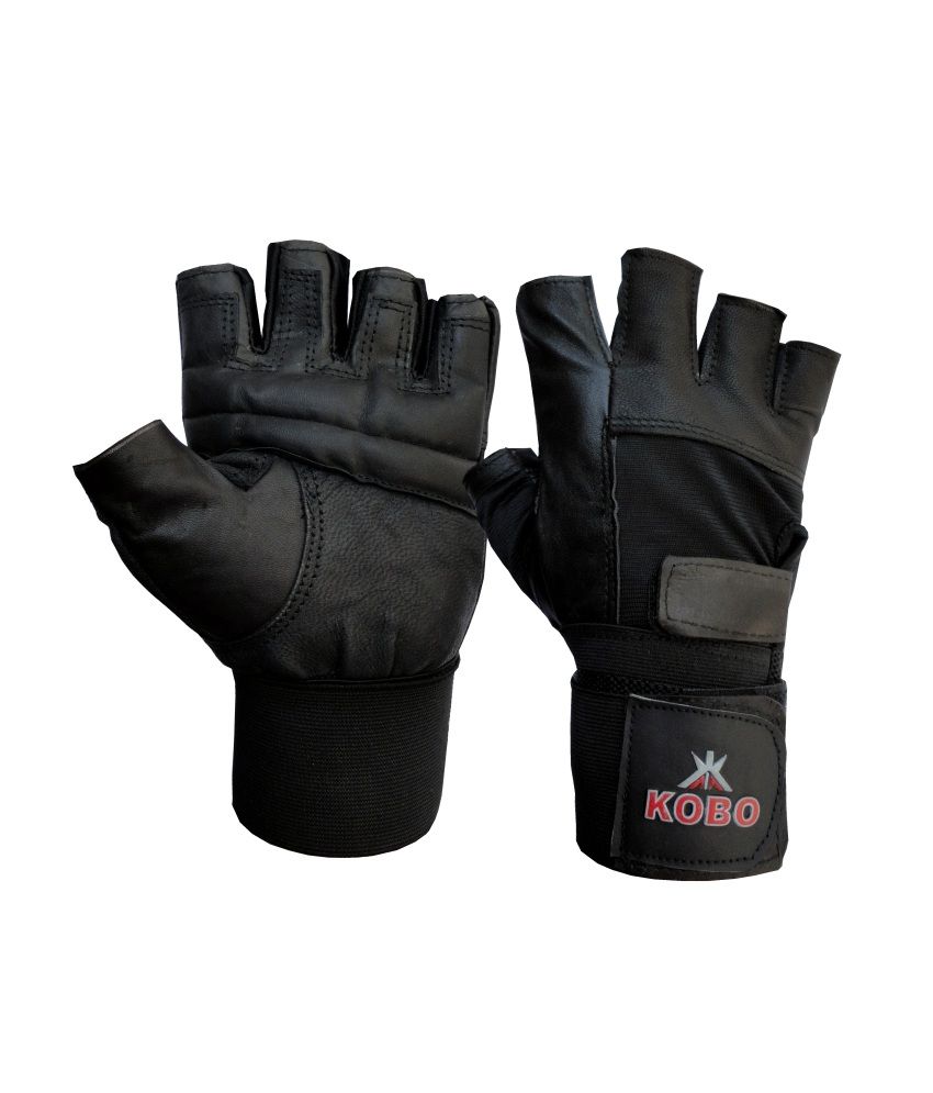 Kobo Leather Weight Lifting Gloves Buy Online at Best Price on Snapdeal