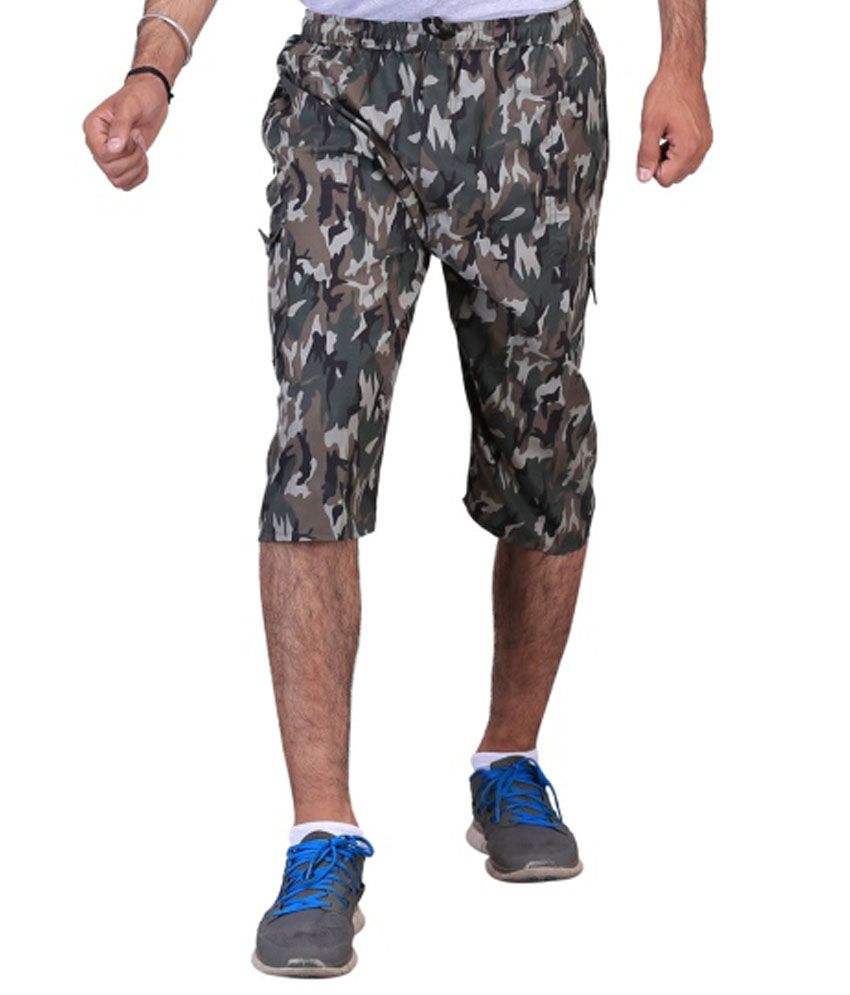 Ave Combo Of 2 Cotton Blend Shorts And Cotton ThreeFourth Buy Ave