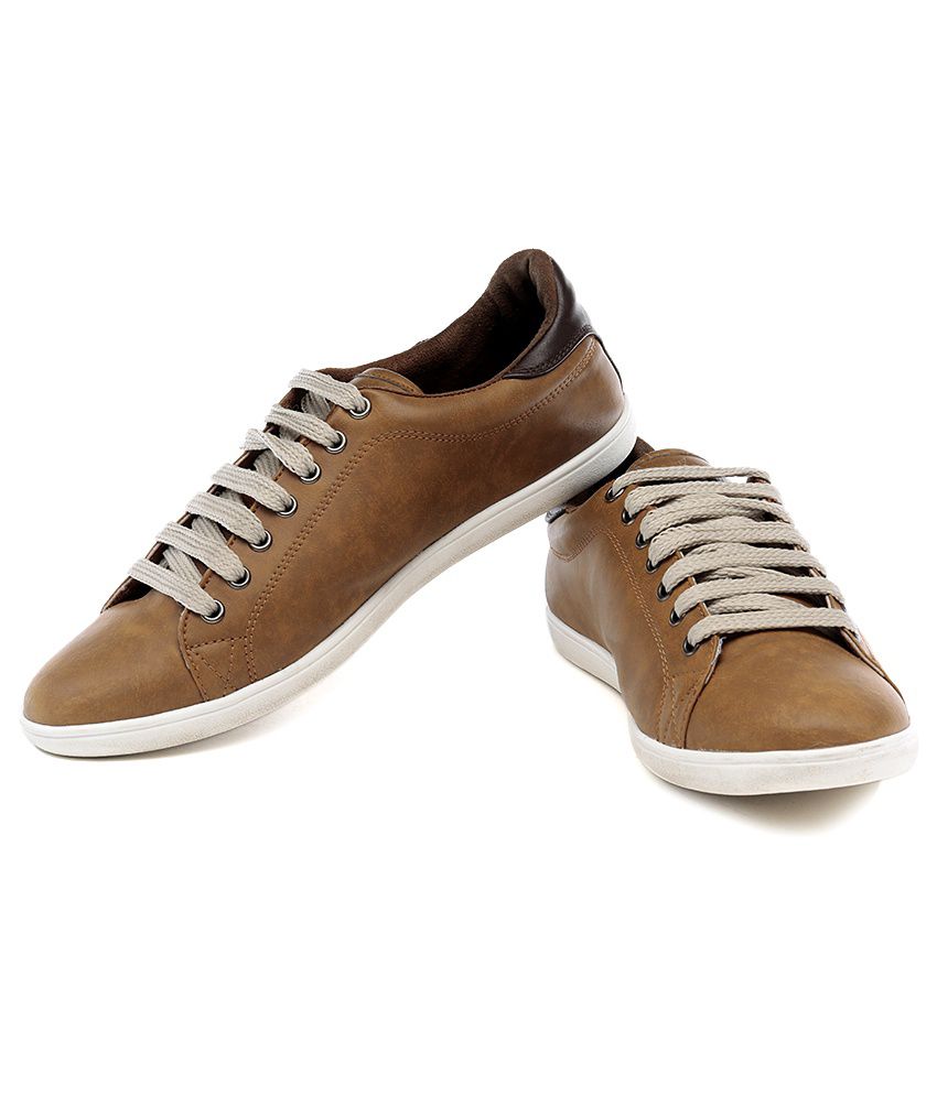 Franco Leone Tan Men Casual Shoes - Buy 