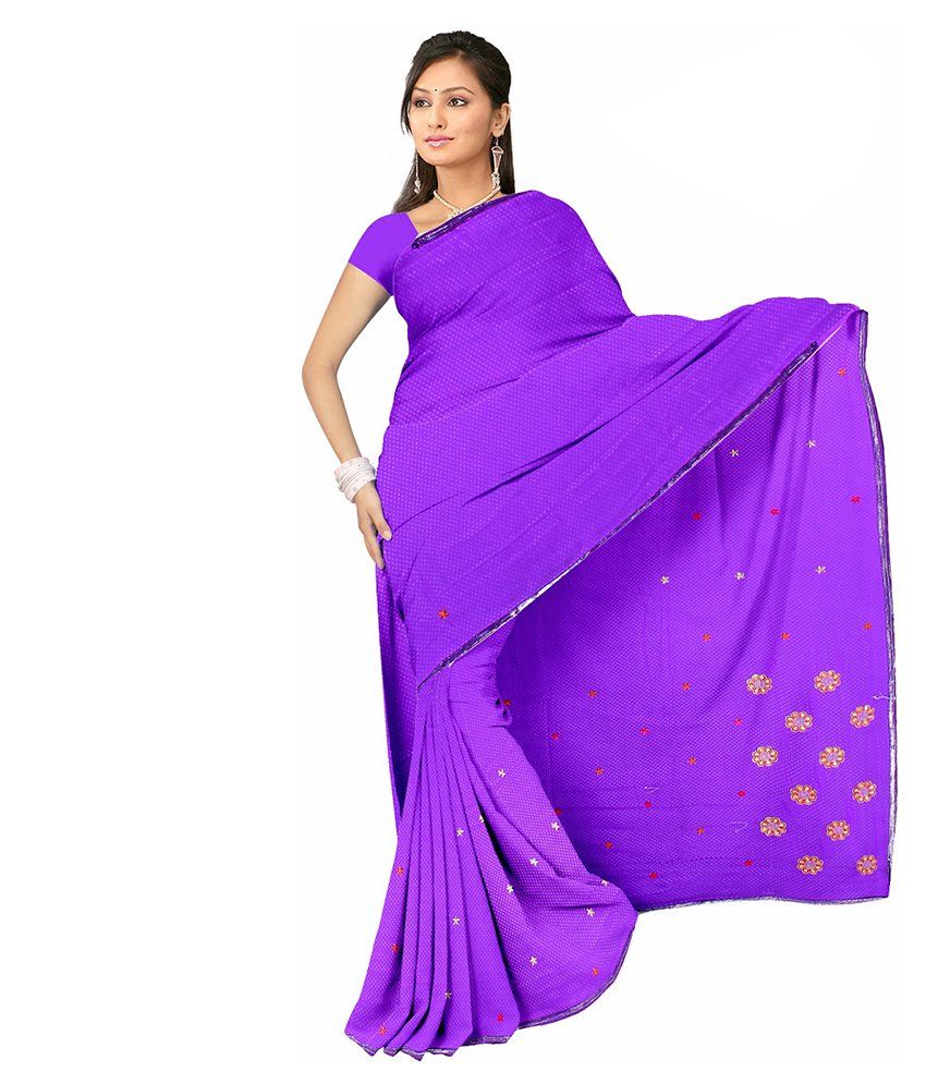 party wear pure chiffon saree