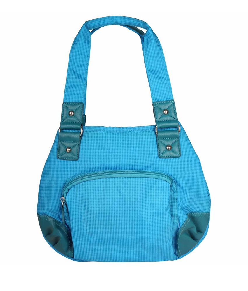 Monami Lifestyle Blue P.u Shoulder Hand Bag For Women - Buy Monami ...