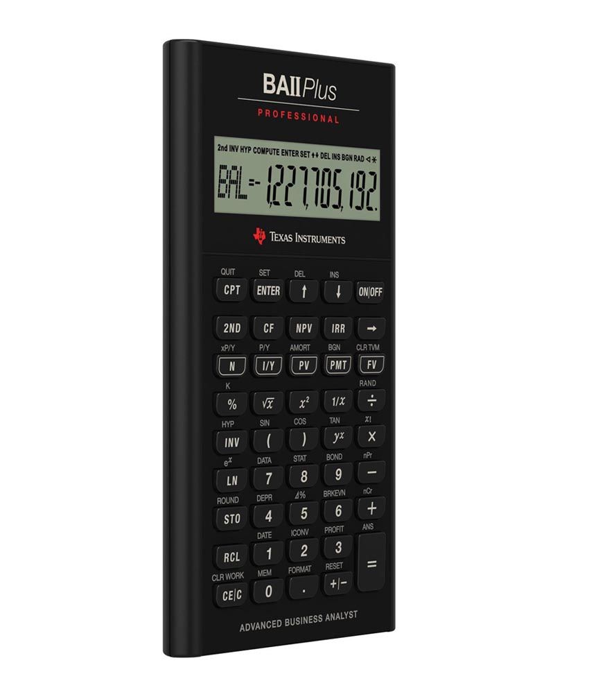     			Texas Instruments BA II Professional Financial Calculator