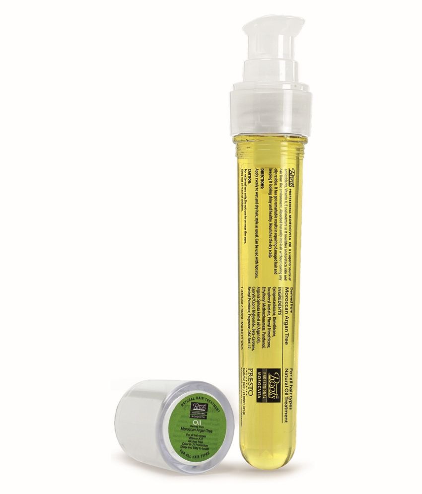 Roots Professional Combo of HSLM Hair Iron/Straightener and Morocvita Hair Oil By Roots