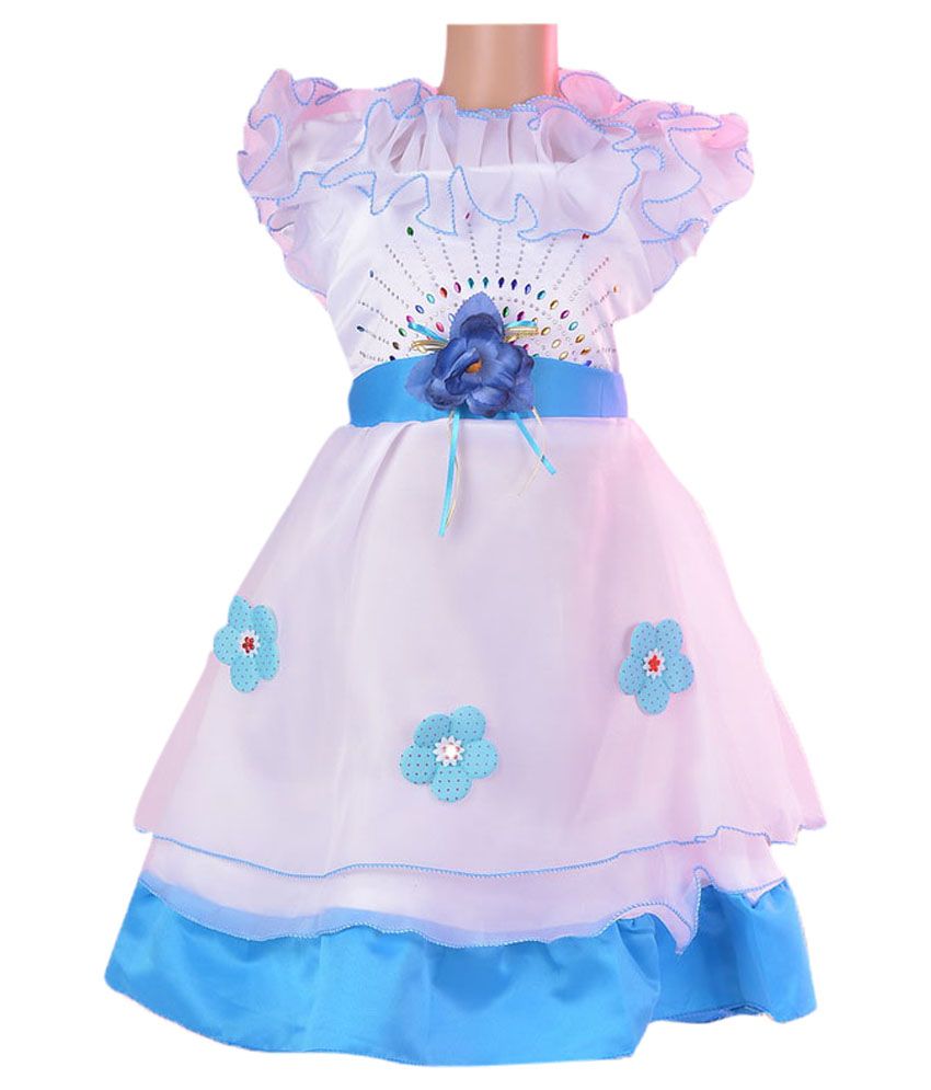 sky blue frock