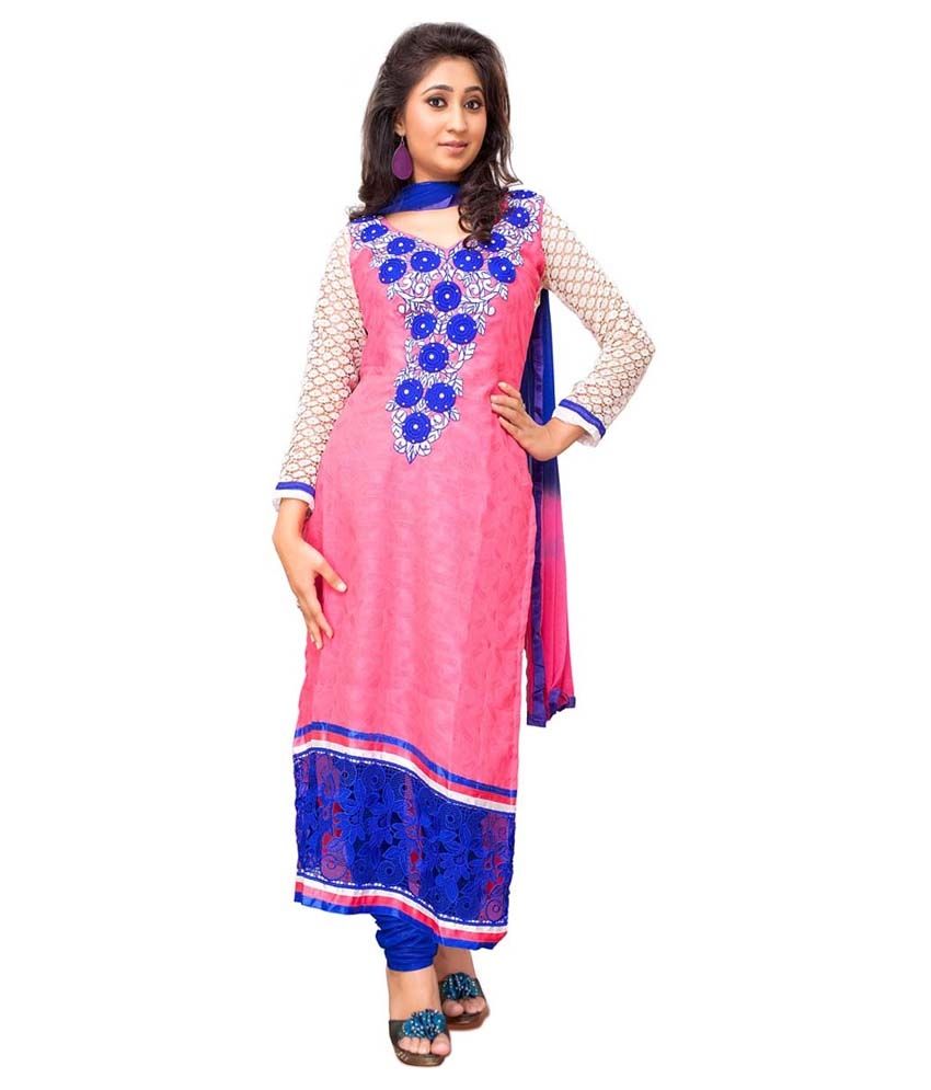 unstitched cotton dress material online