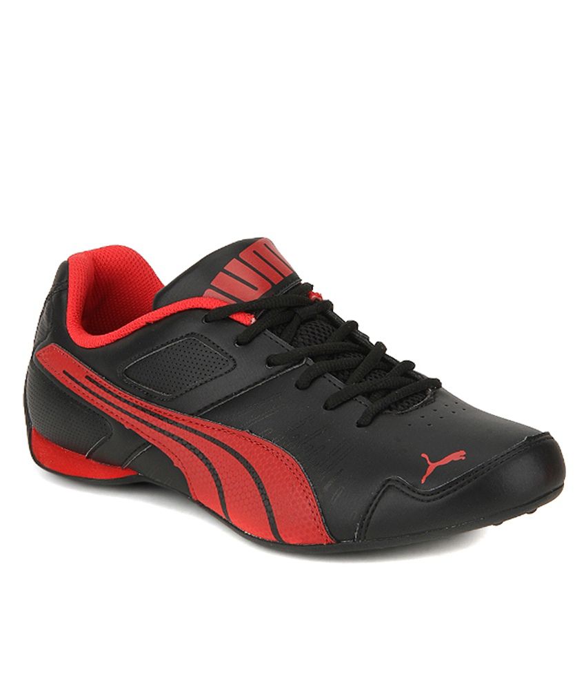Puma Black And Red Mesh \u0026 Textile Sport 
