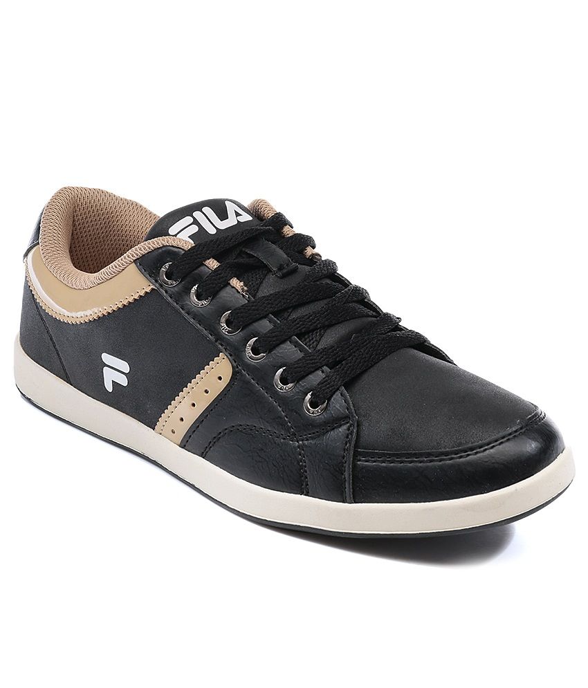 fila black nevas casual shoes