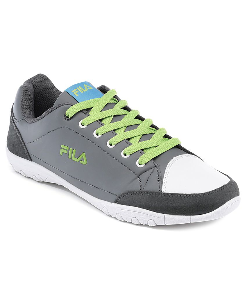 Fila Skate Gray White Shoes - Buy Fila Skate Gray & White Casual Shoes Online at Best Prices in India on