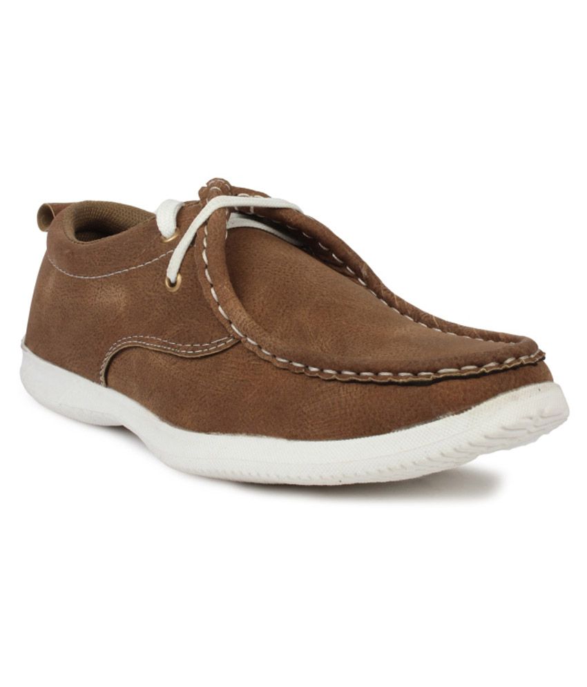 Street Walk Brown Party Shoes - Buy 