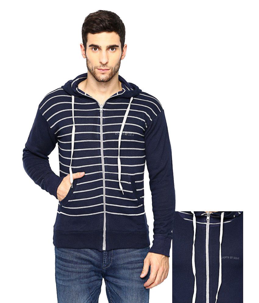 Sports 52 Wear Navy Cotton Jacket Buy Sports 52 Wear Navy Cotton
