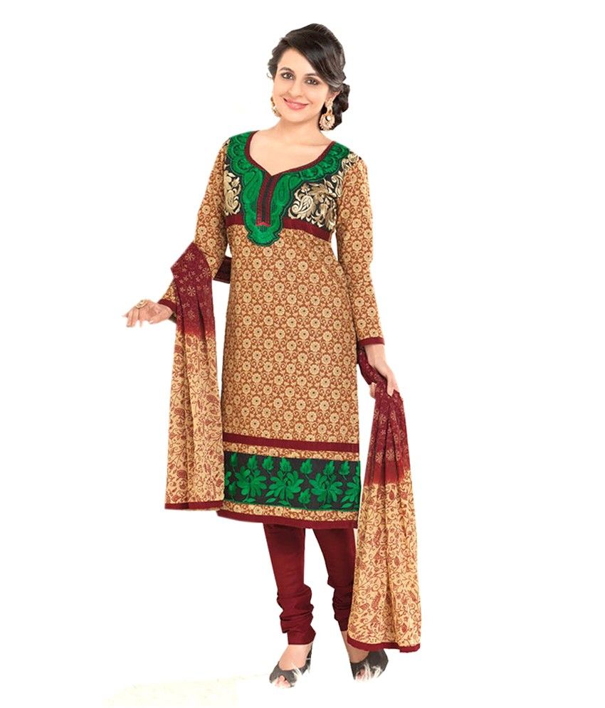 varsha churidar material
