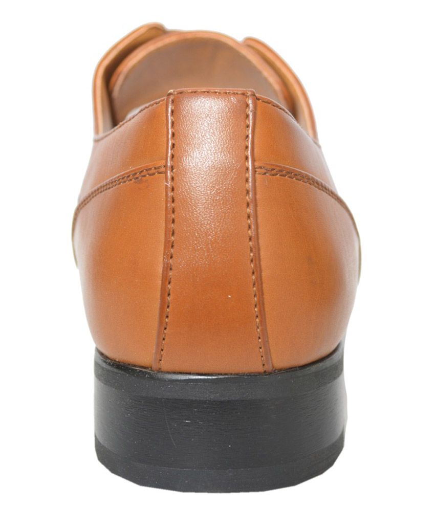 Zeppo Tan Formal Shoes Price in India- Buy Zeppo Tan Formal Shoes ...